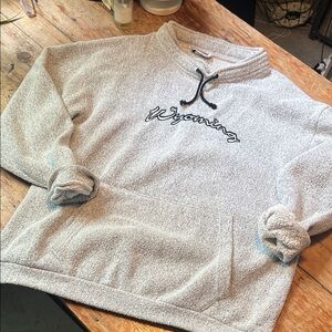Vintage Grey Wyoming Pullover Sweatshirt